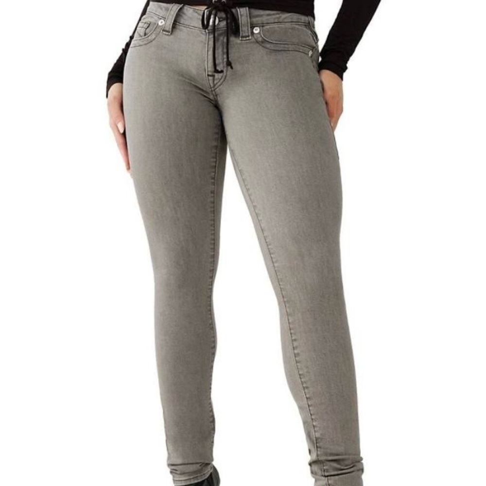 True Religion Gray Jeans Stella EUC 28 😍
